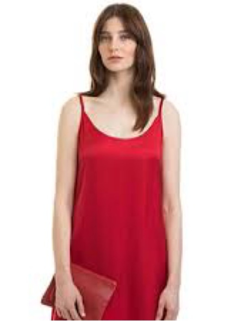 ZARA Red Slip Dress Mini Spaghetti Straps Casual Resort Beach Trip July 4th XL